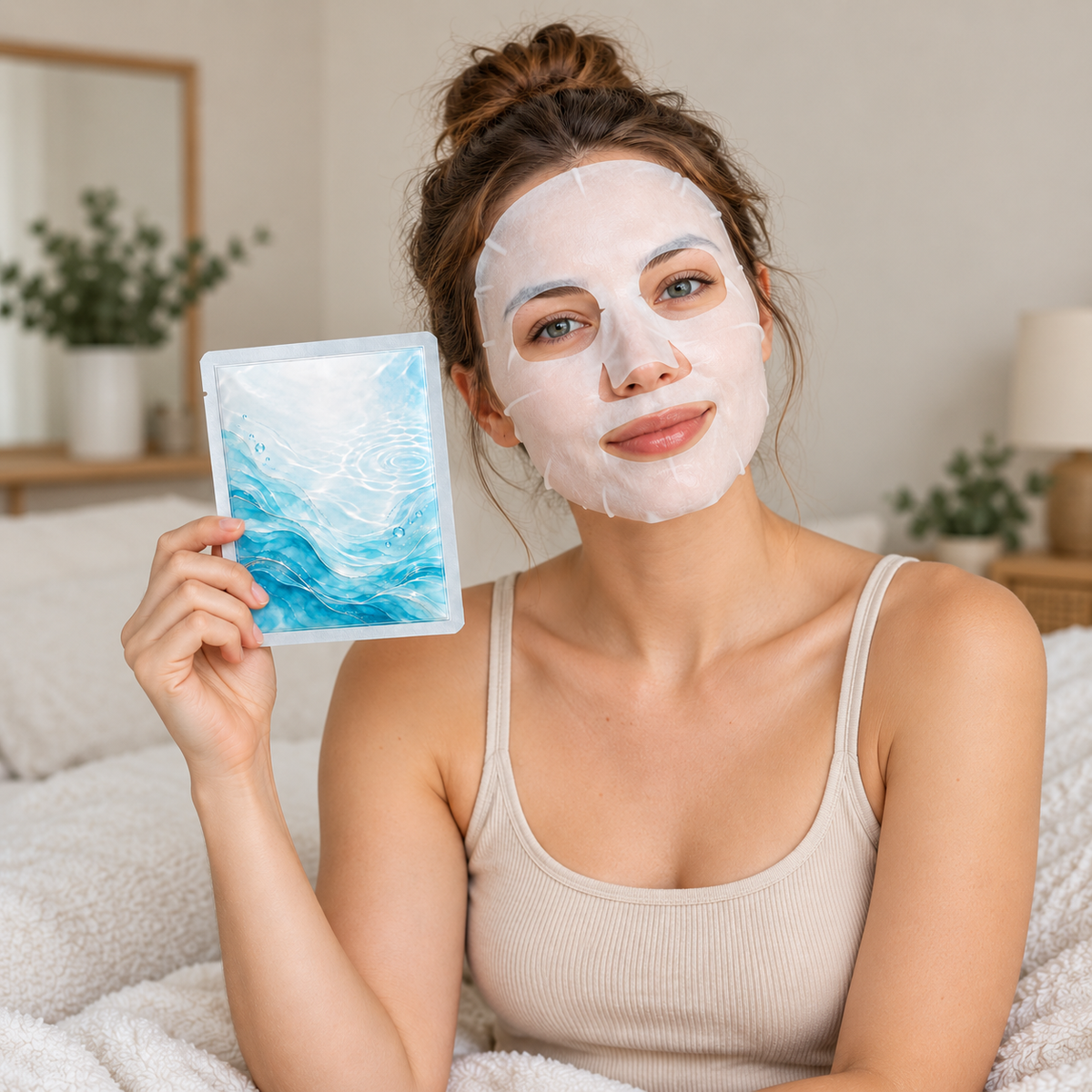 🫧 Sheet Masks | Sheet | Home Spa | Her | Ocean-Blue Elegance