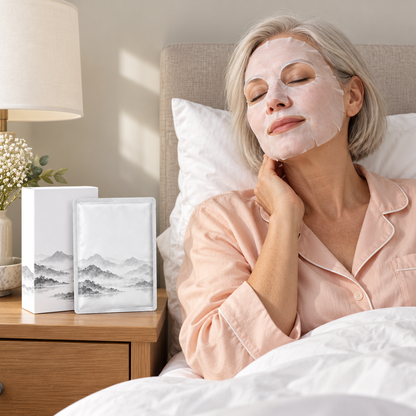🏔️ Sheet Masks | Self-Care | Home Spa | Her | Misty-Mountain Elegance
