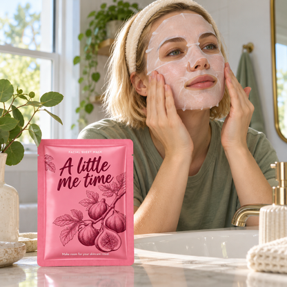 💗 Sheet Masks | Self-Care | Home Spa | Her | Fig-Illustrated Elegance