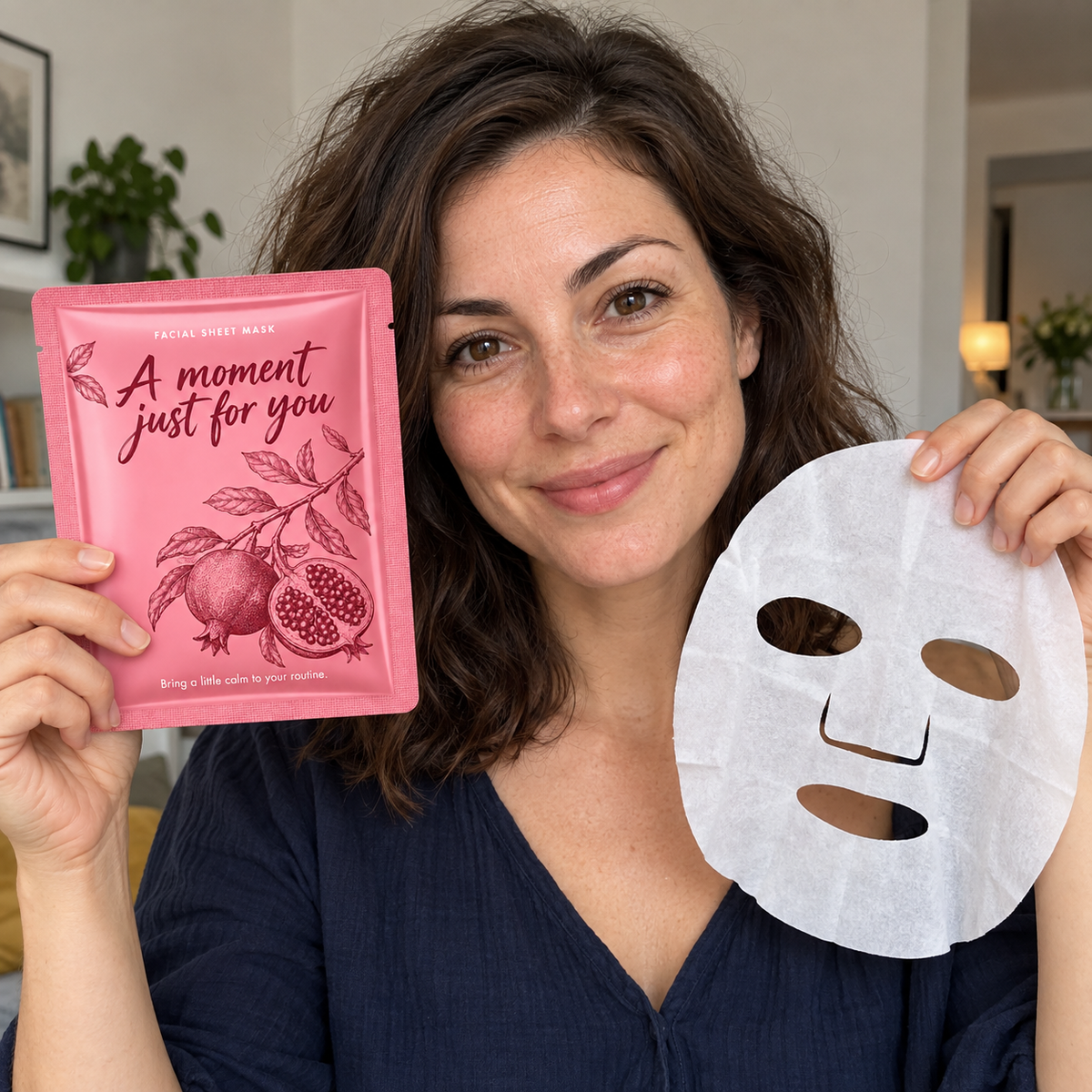 🎁 Sheet Masks | Self-Care | Home Spa | Her | Rosy-Botanical Charm