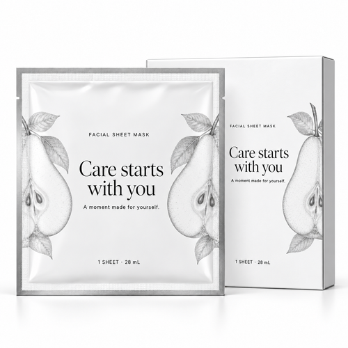 🍐 Sheet Masks | Self-Care | Home Spa | Her | Pear-Illustrated Elegance