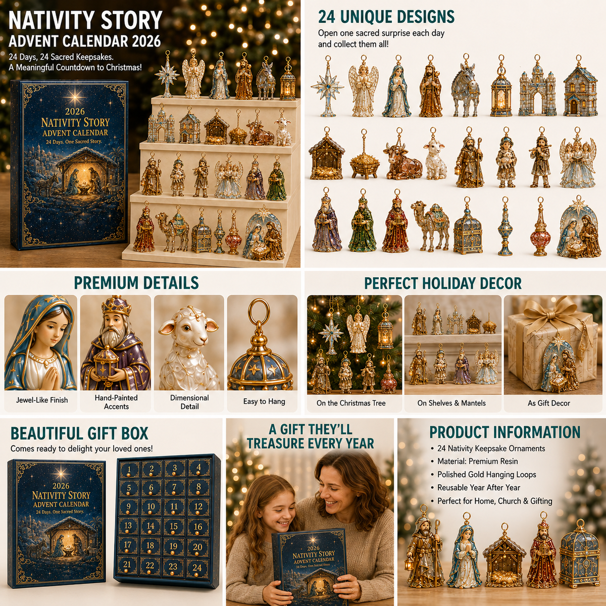 🎅 2026 Christmas Gift 70% Off--✨🎄 2026 Nativity Story Advent Calendar – 24 Days of Sacred Christmas Surprises