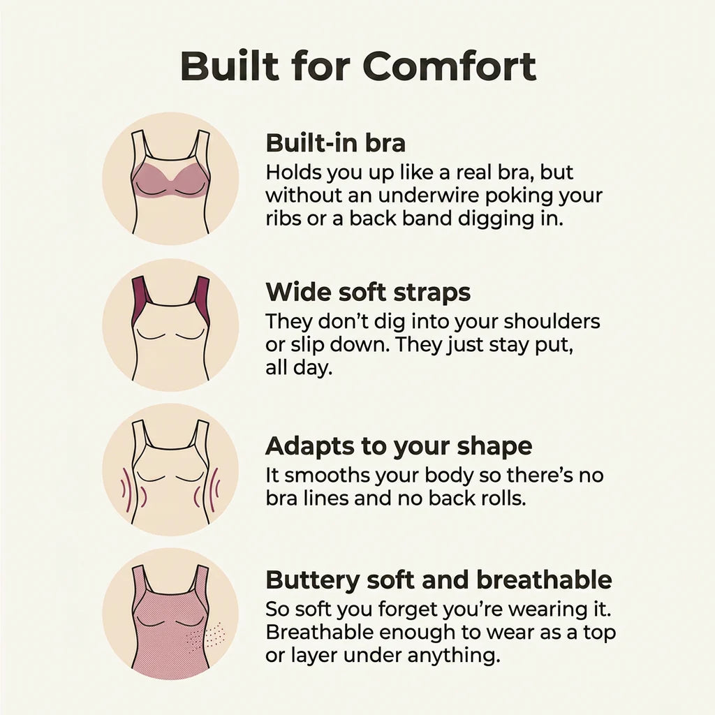 ✨Built-In Bra Comfort Shaper Tank