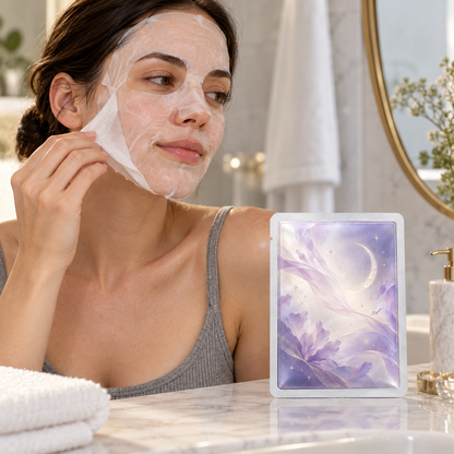 🌙 Sheet Masks | Sheet | Home Spa | Her | Lavender-Celestial Elegance